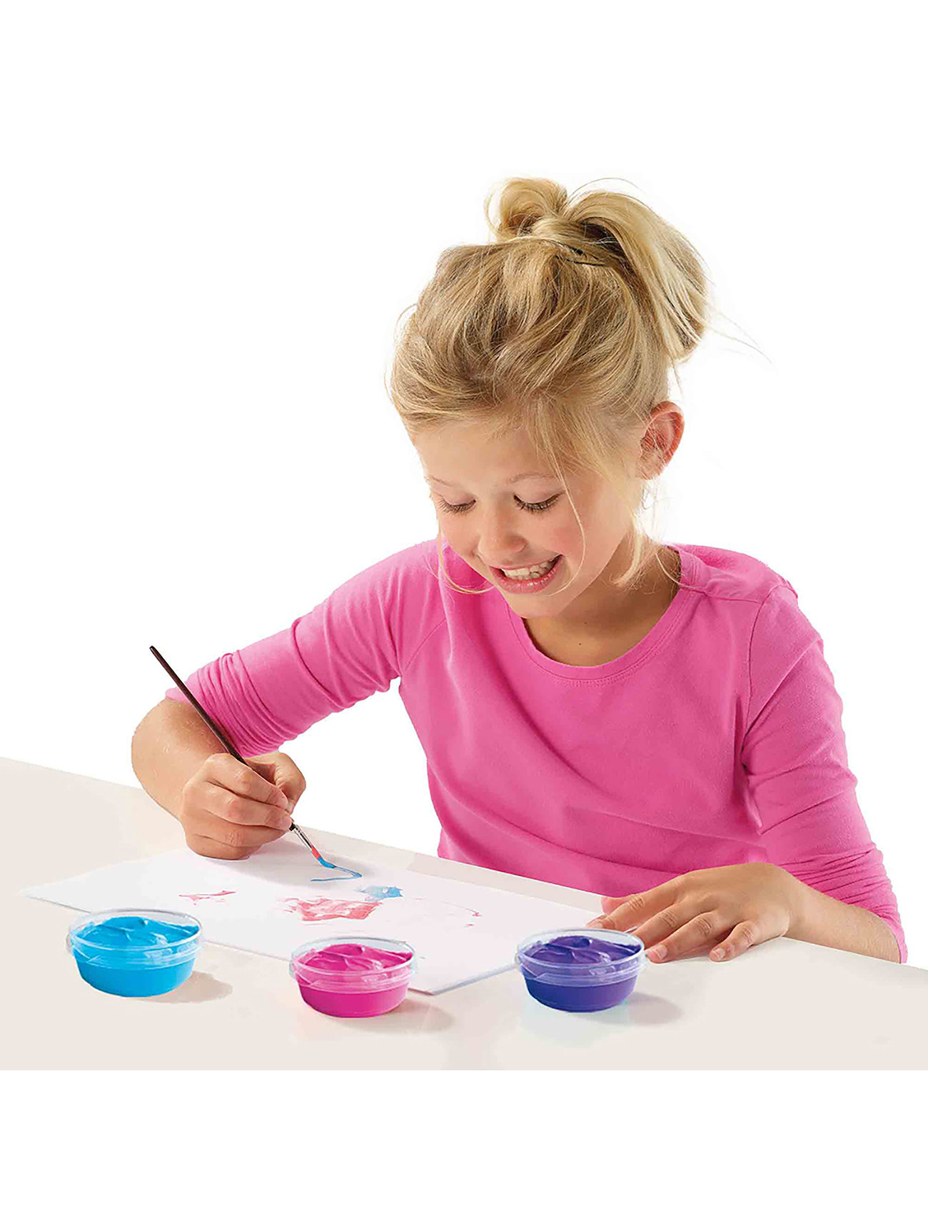 SES Creative Poster Paint Trendy 6X45ml, One Size, Multi/patterned, Tegning > Maling, Børn