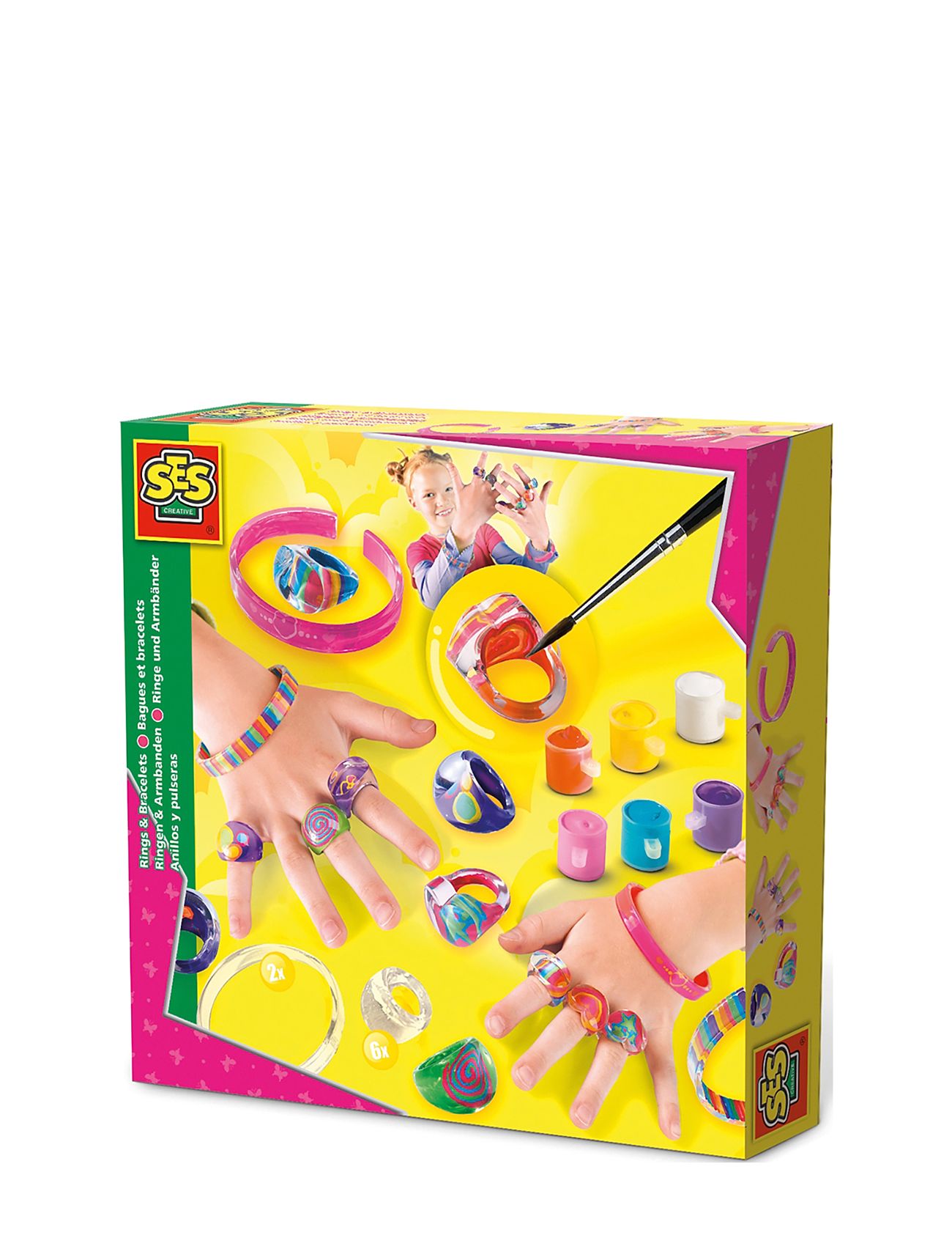 Ring & Bracelets Toys Creativity Drawing & Crafts Craft Jewellery & Accessories Multi/patterned SES Creative