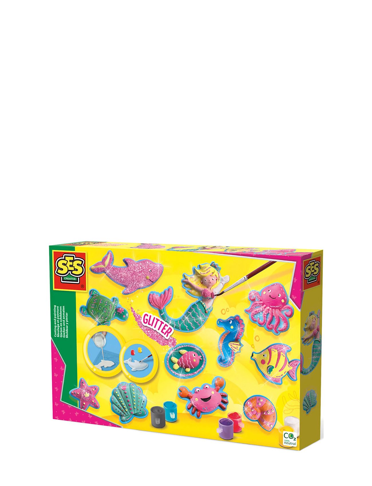 Casting & Painting - Ocean Figures Toys Creativity Drawing & Crafts Drawing Paints Multi/patterned SES Creative