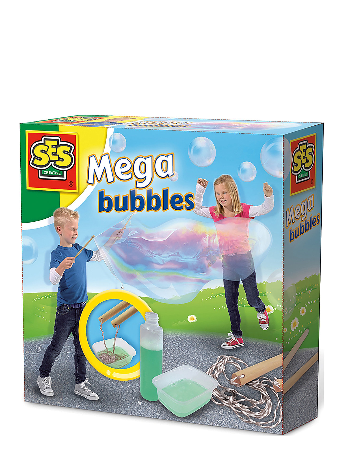 Mega Bubble Toys Outdoor Toys Soap Bubbles Toys Multi/patterned SES Creative
