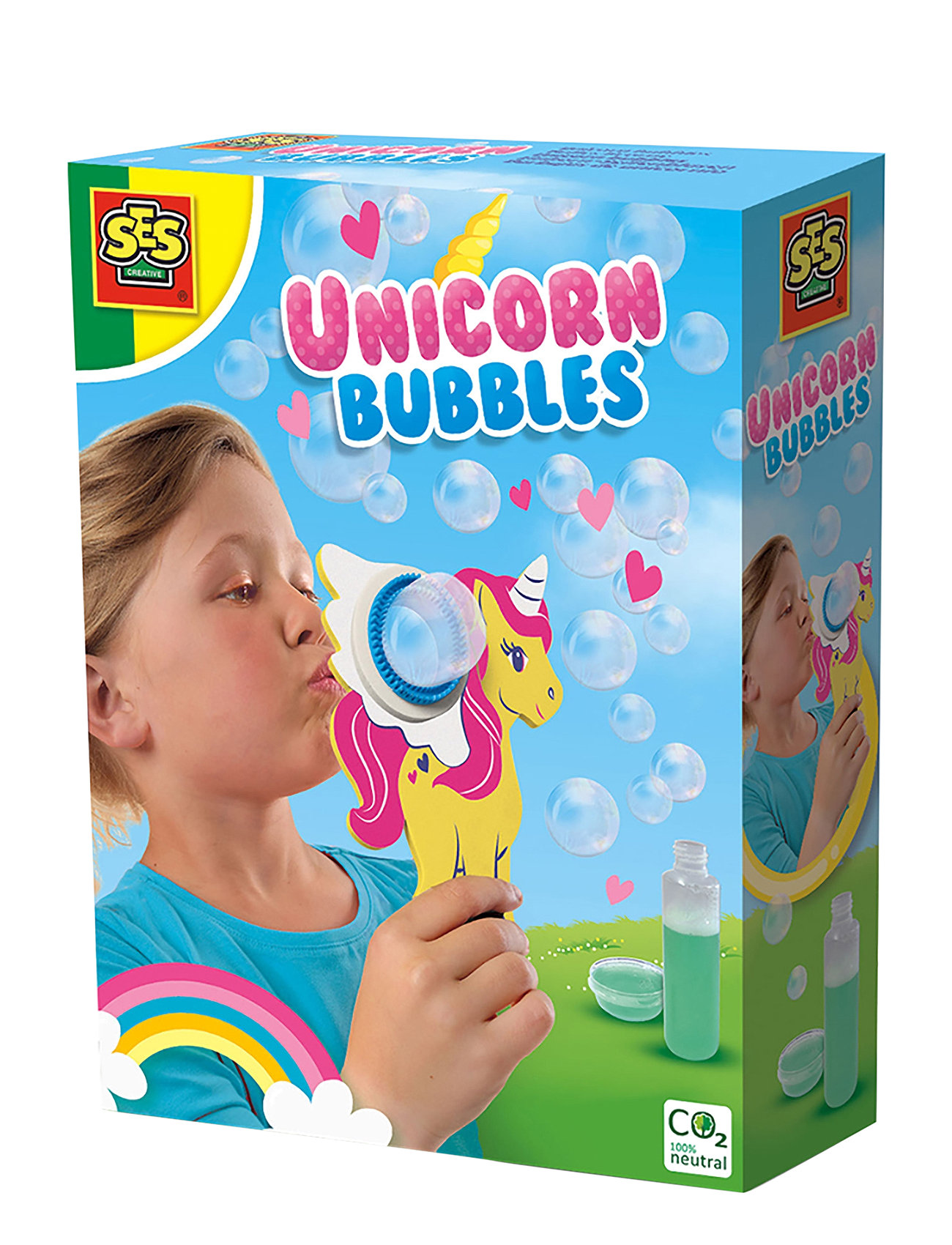 Bubbles - Unicorn Toys Outdoor Toys Soap Bubbles Toys Yellow SES Creative