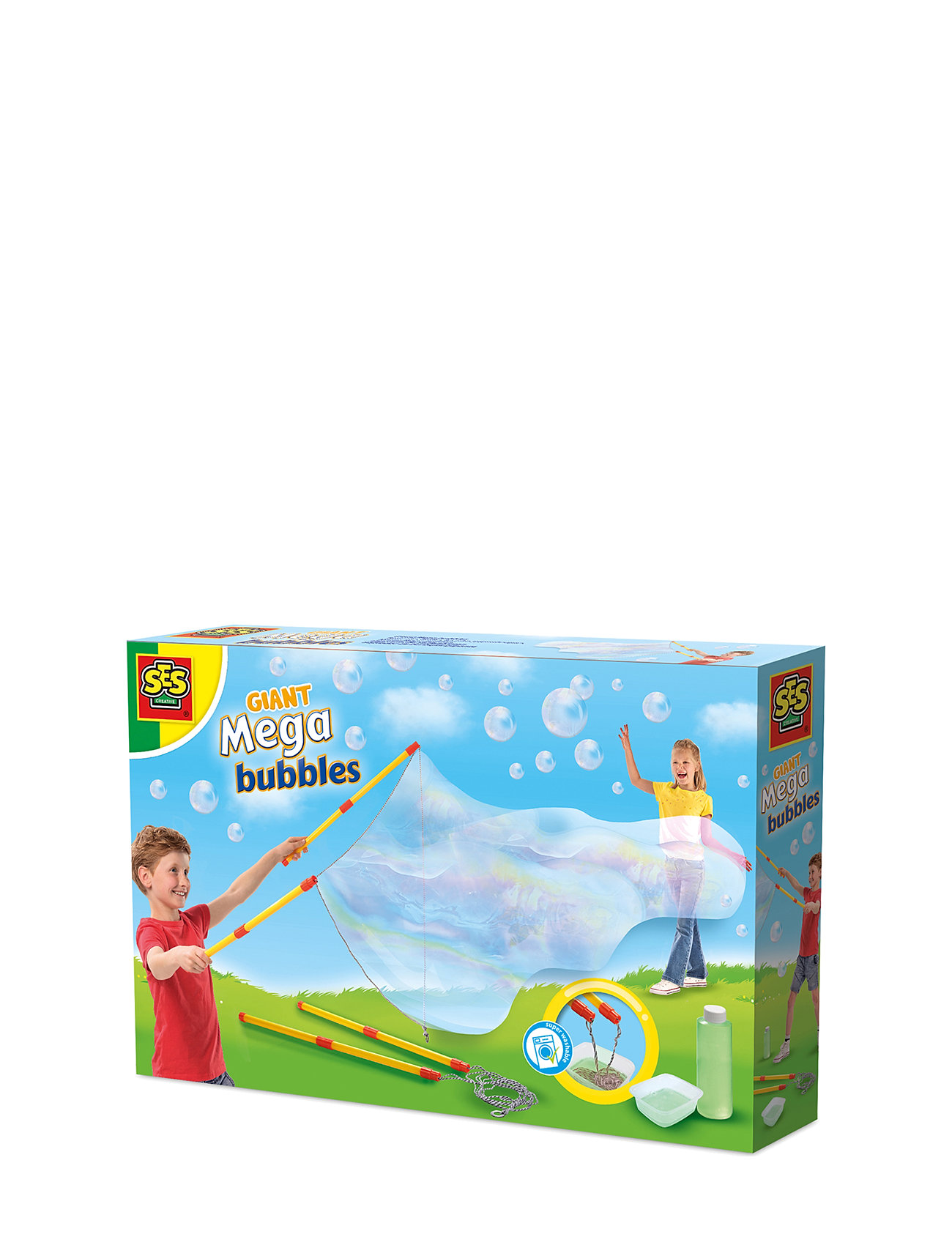 Mega Bubbles - Giant Toys Outdoor Toys Soap Bubbles Toys Multi/patterned SES Creative