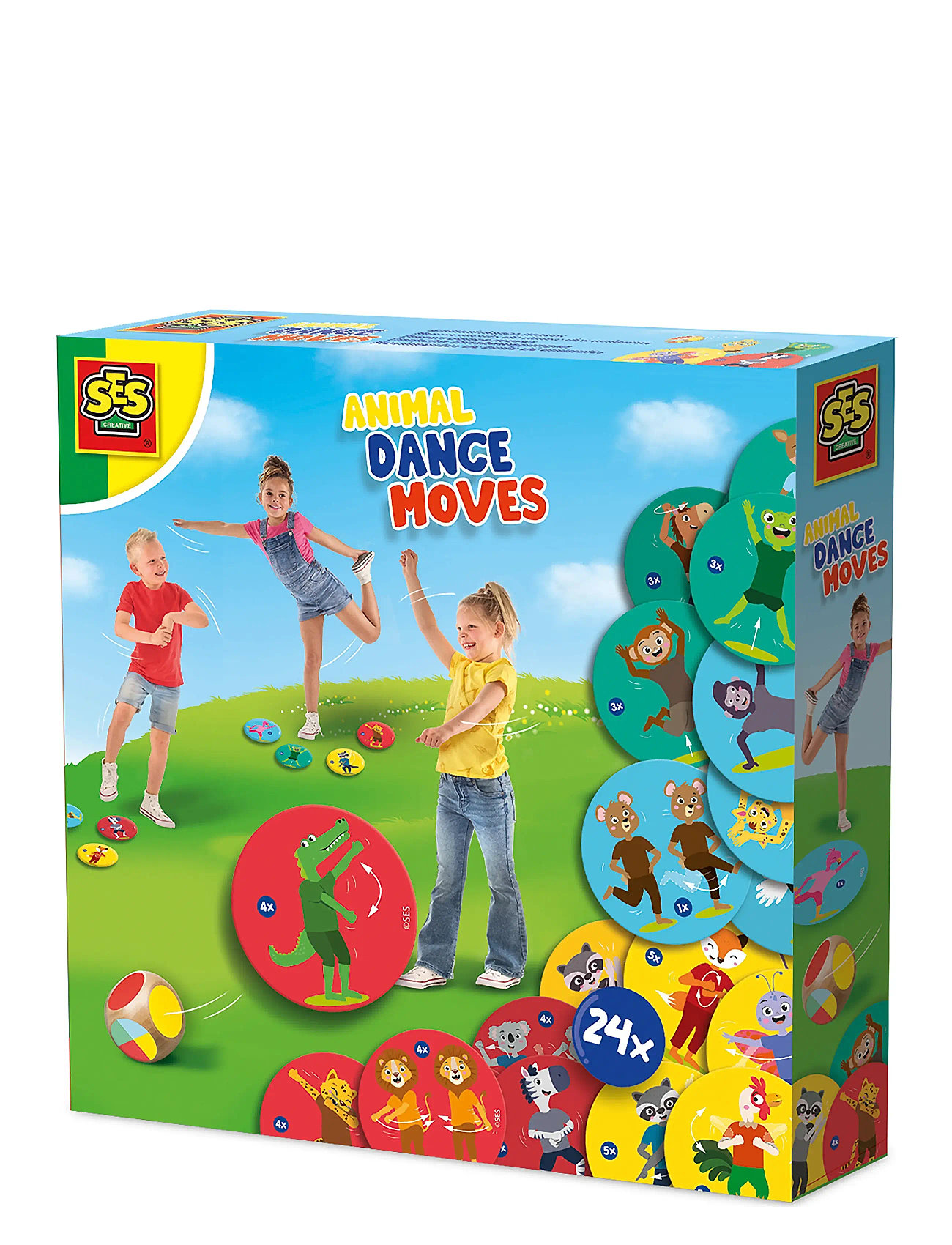 Game - Animal Dance Moves Toys Puzzles And Games Games Active Games Multi/patterned SES Creative