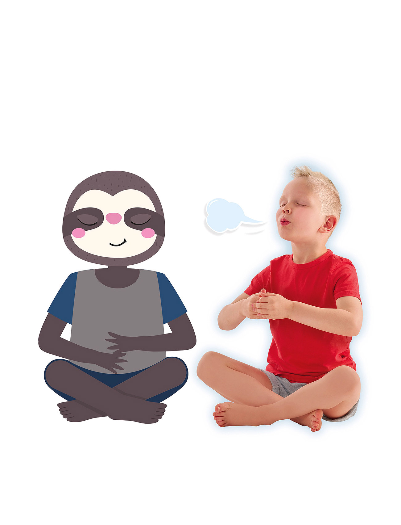 SES Creative Animal Yoga - Zen, One Size, Multi/patterned, Spil > Kortspil, Børn