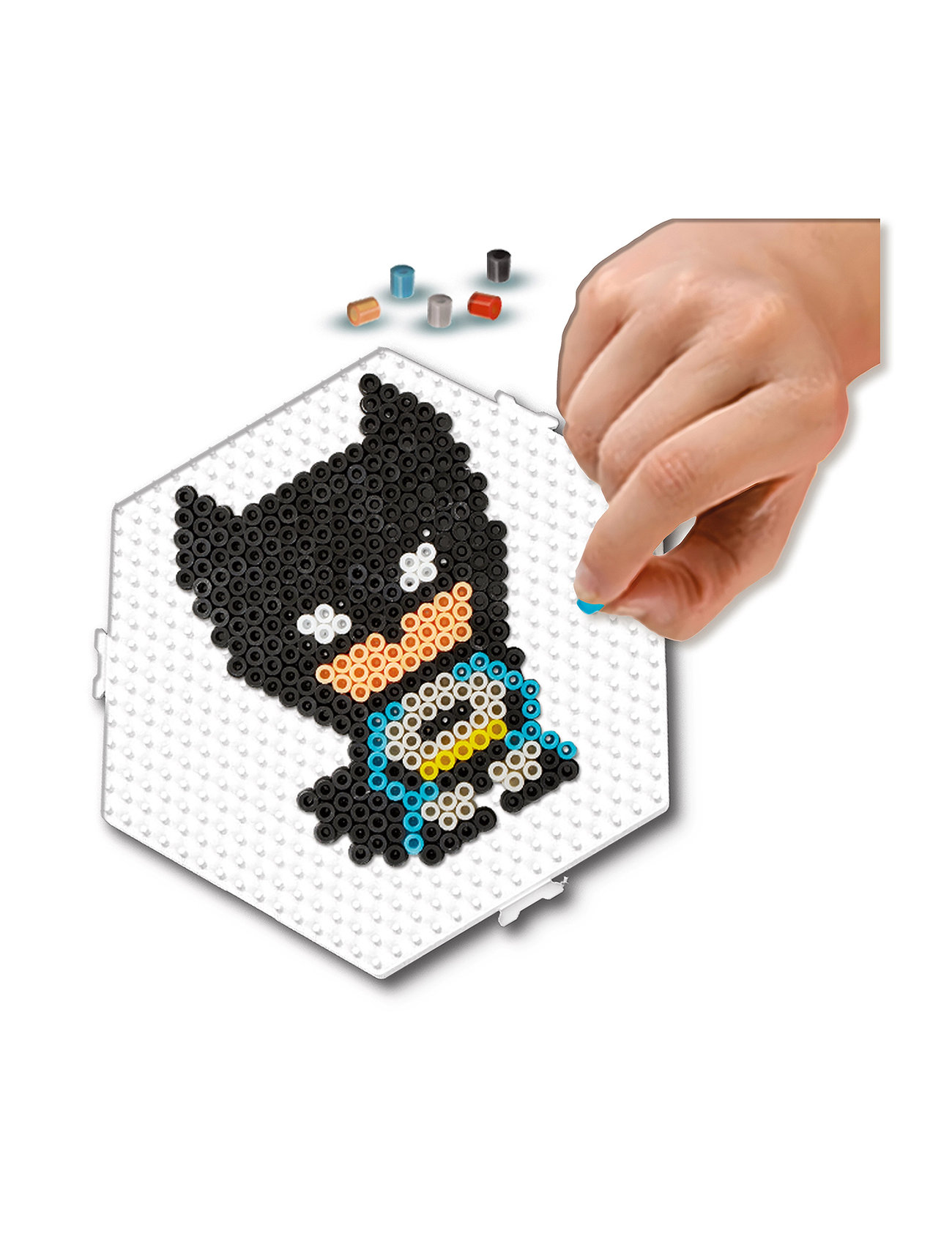 SES Creative Iron On Beads - Dc Batman - Figure Set 1600 Pcs, One Size, Multi/patterned, Håndværk > Håndværkssæt, Børn