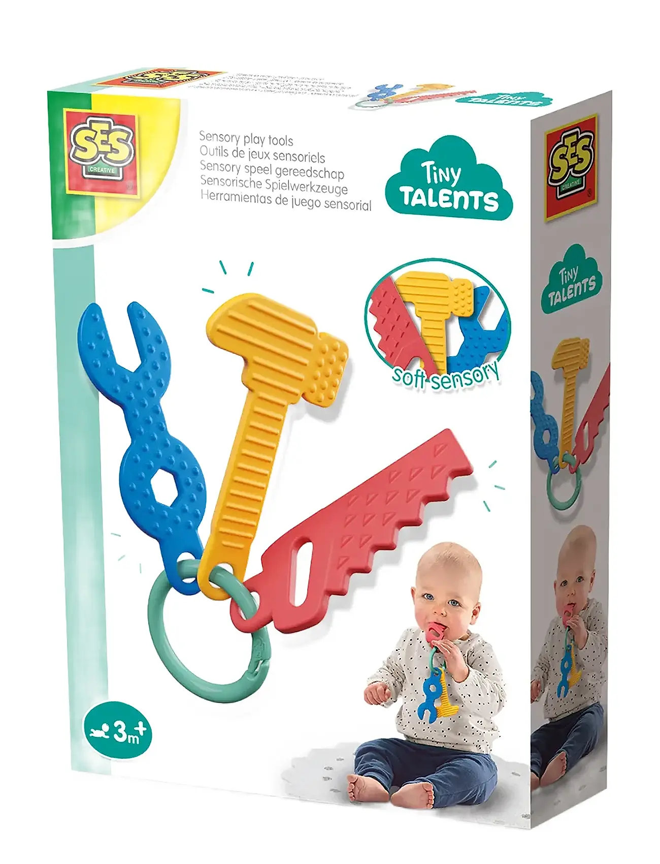 Activity Toy - Sensory Play Tools Toys Baby Toys Teething Toys Multi/patterned SES Creative