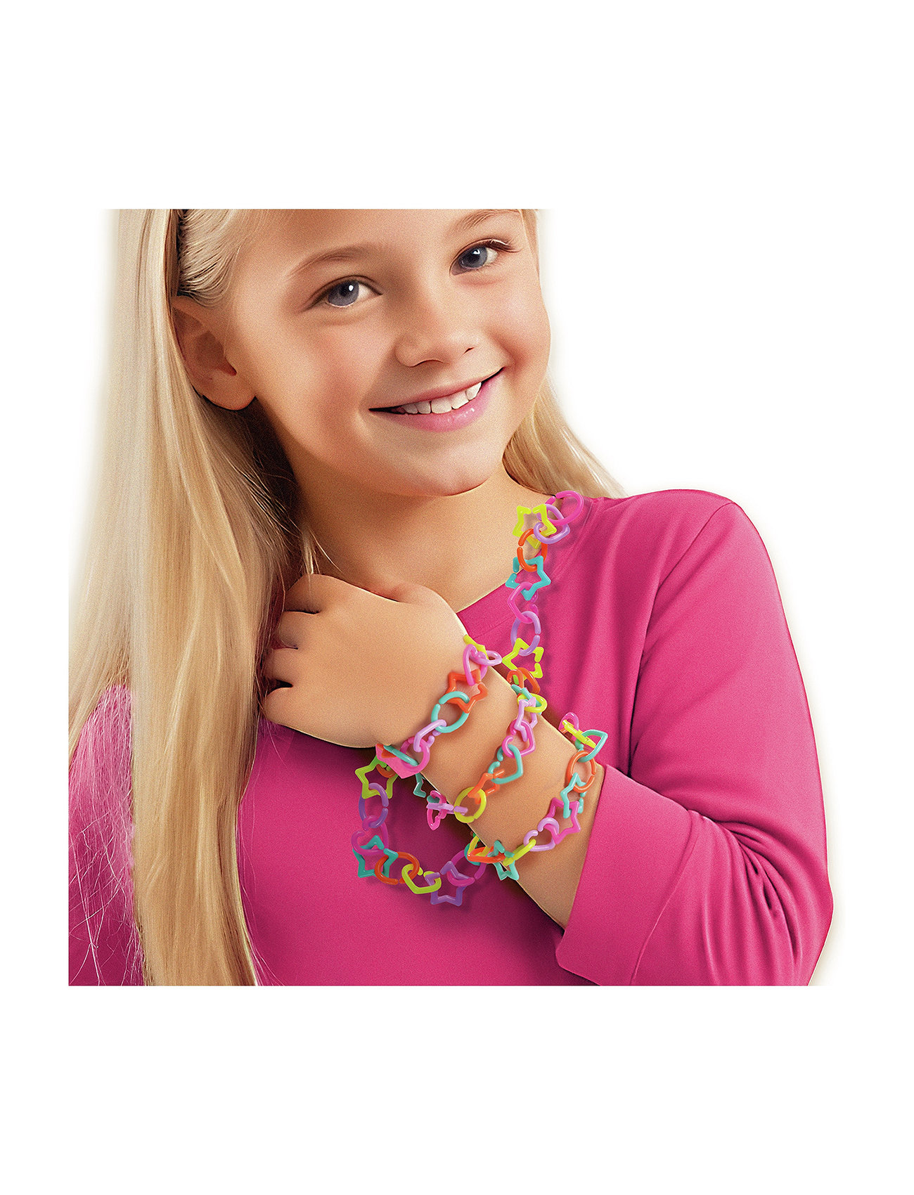 SES Creative Jewellery Bracelets & Necklaces - Link Charms, One Size, Multi/patterned, Kids Smykker > Armbånd, Børn