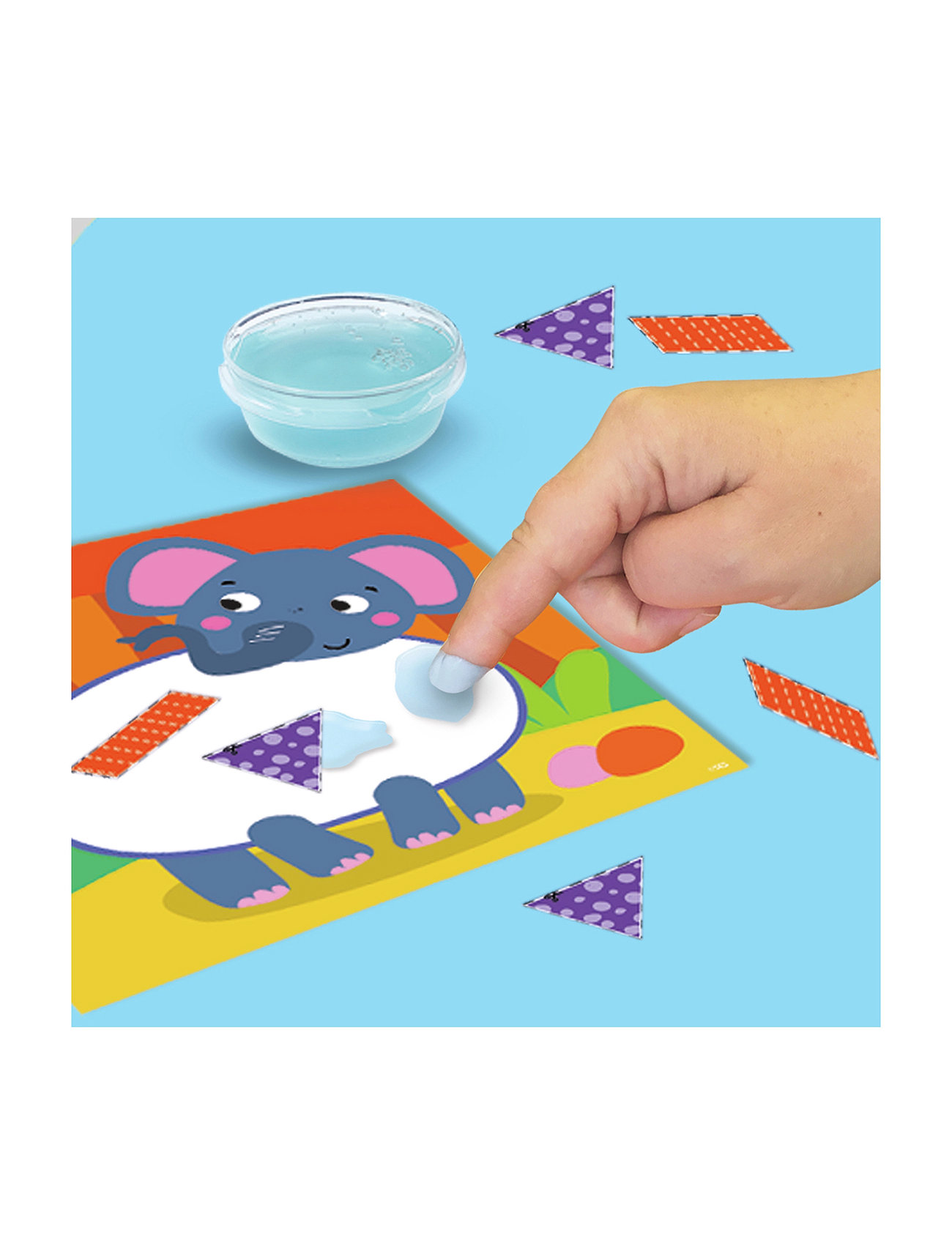 SES Creative Montessori - Cutting Shapes, One Size, Multi/patterned, Håndværk > Håndværkssæt, Børn