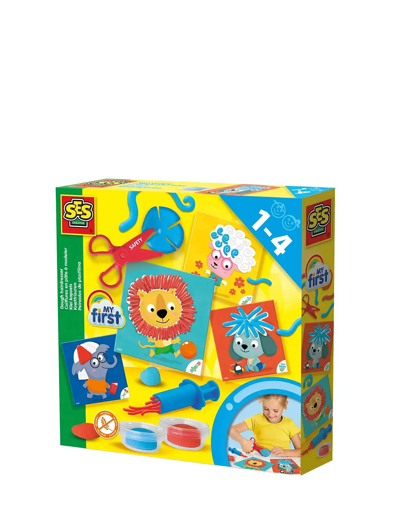 My First - Dough - Hairdresser Toys Creativity Drawing & Crafts Craft Play Dough Multi/patterned SES Creative