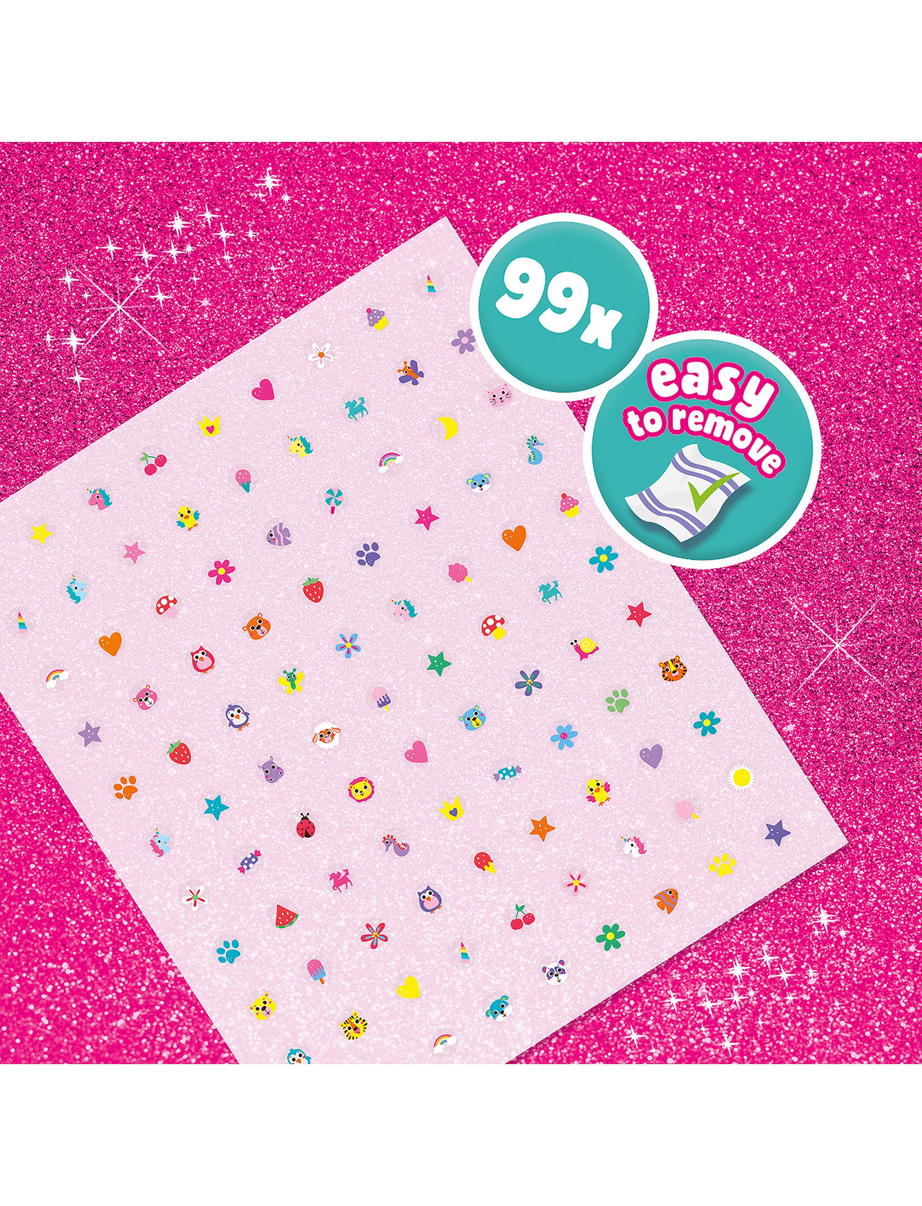 SES Creative Nail Designer - Unicorn, One Size, Multi/patterned, Håndværk > Håndværkssæt, Børn