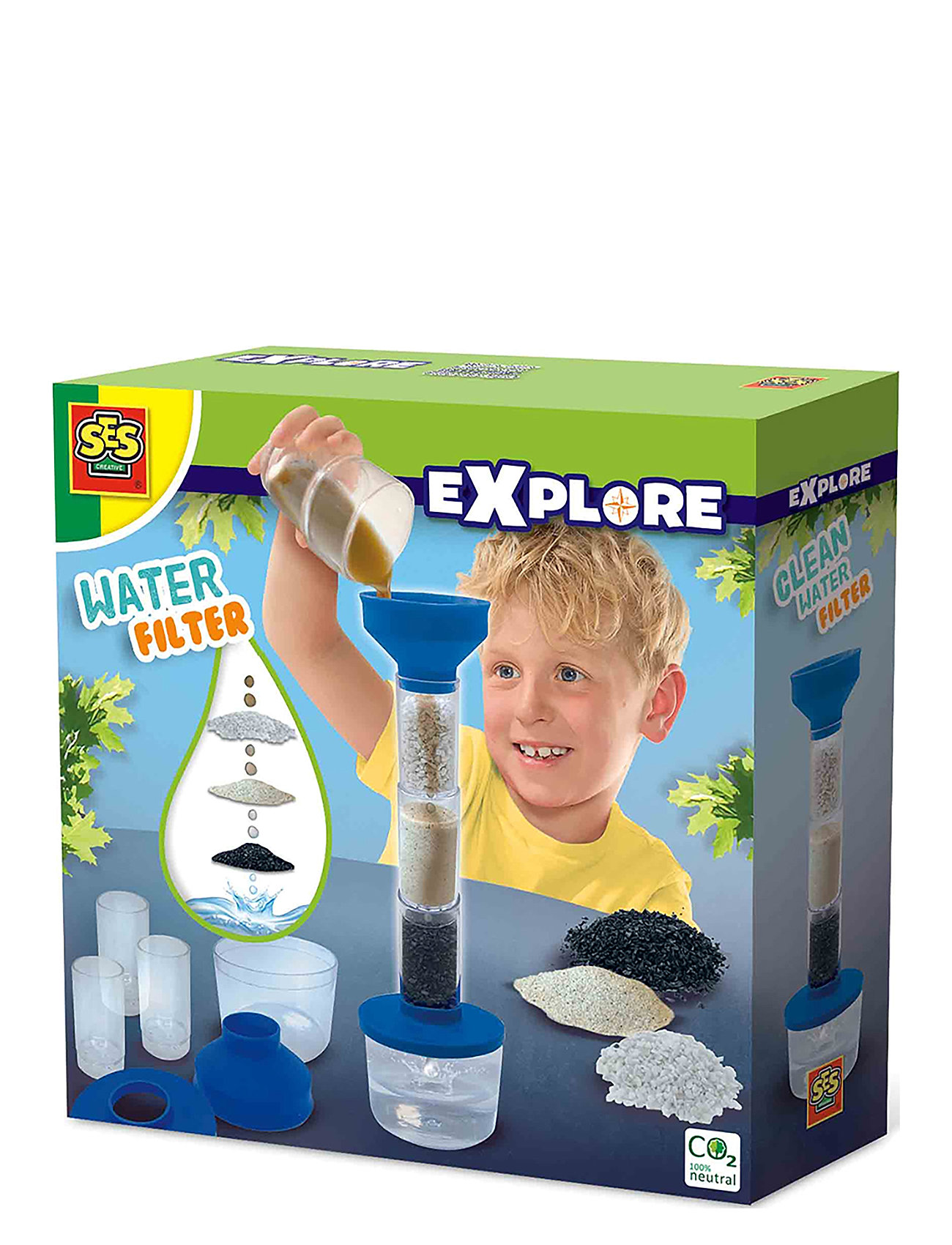 Water Cleaning Filter Experiment Toys Experiments And Science Multi/patterned SES Creative