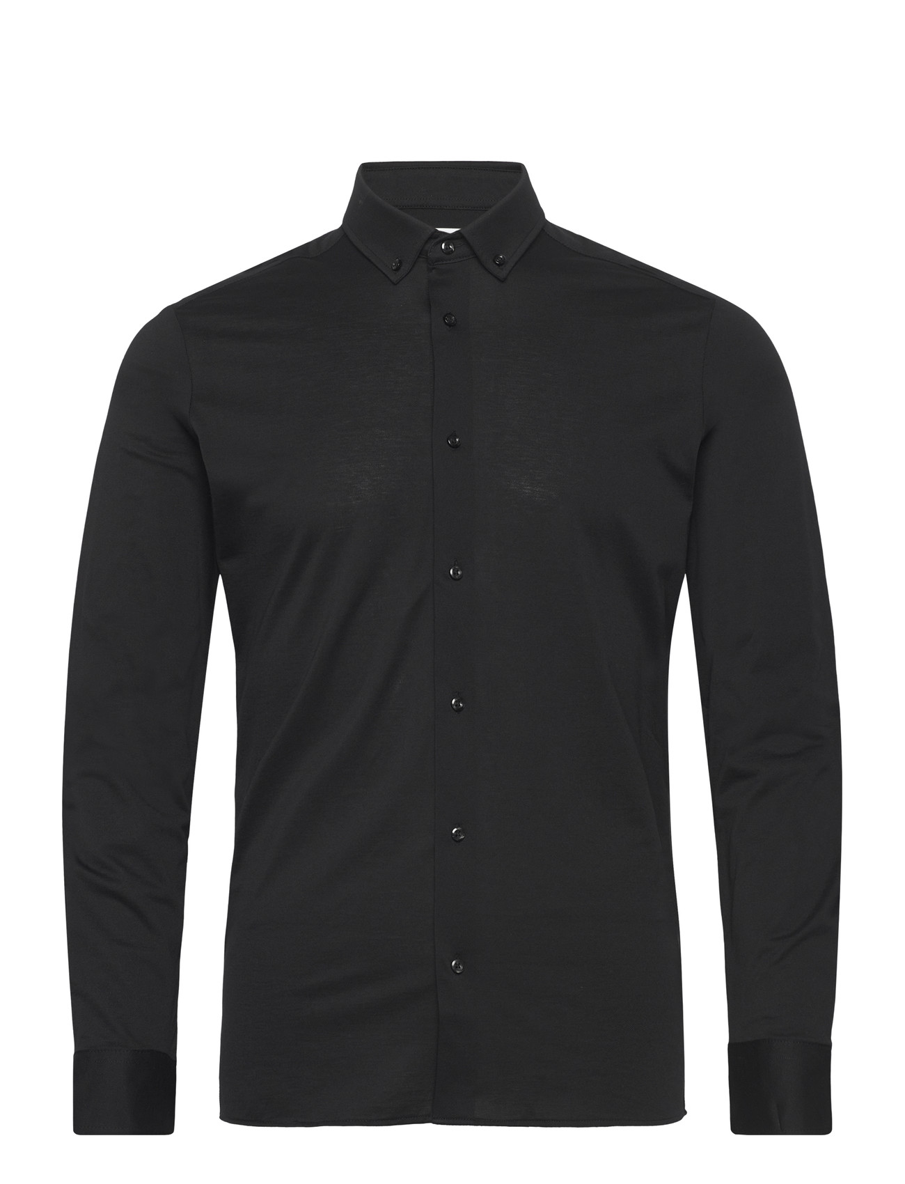 SEVEN SEAS COPENHAGEN The Jersey | Herren's I Ls, Slim Fit Schwarz - M - Herren