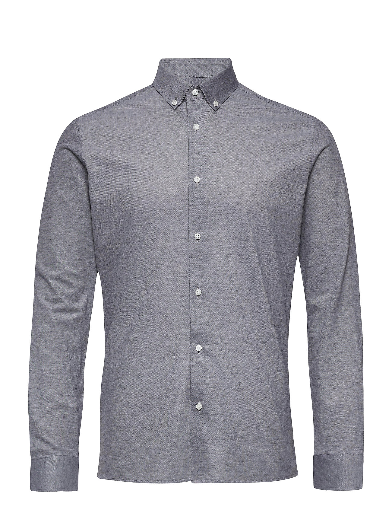 SEVEN SEAS COPENHAGEN The Jersey | Herren's I Ls, Slim Fit Grau - M - Herren