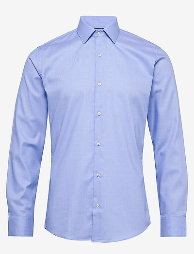 Dobby | Royal Oxford - Slim Fit - basic skjortor - light blue
