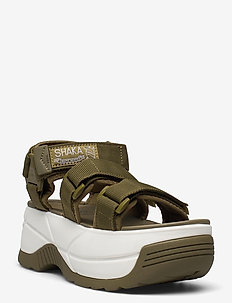 NEO BUNGY CHUNKY - platform sandals - army