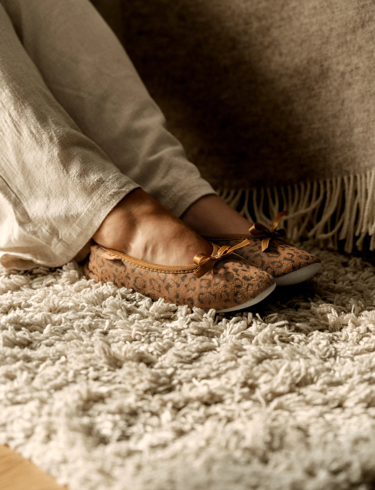 Shepherd Saga Tofflor, 37, Schuhe, Braun > Ballerinas, Frauen