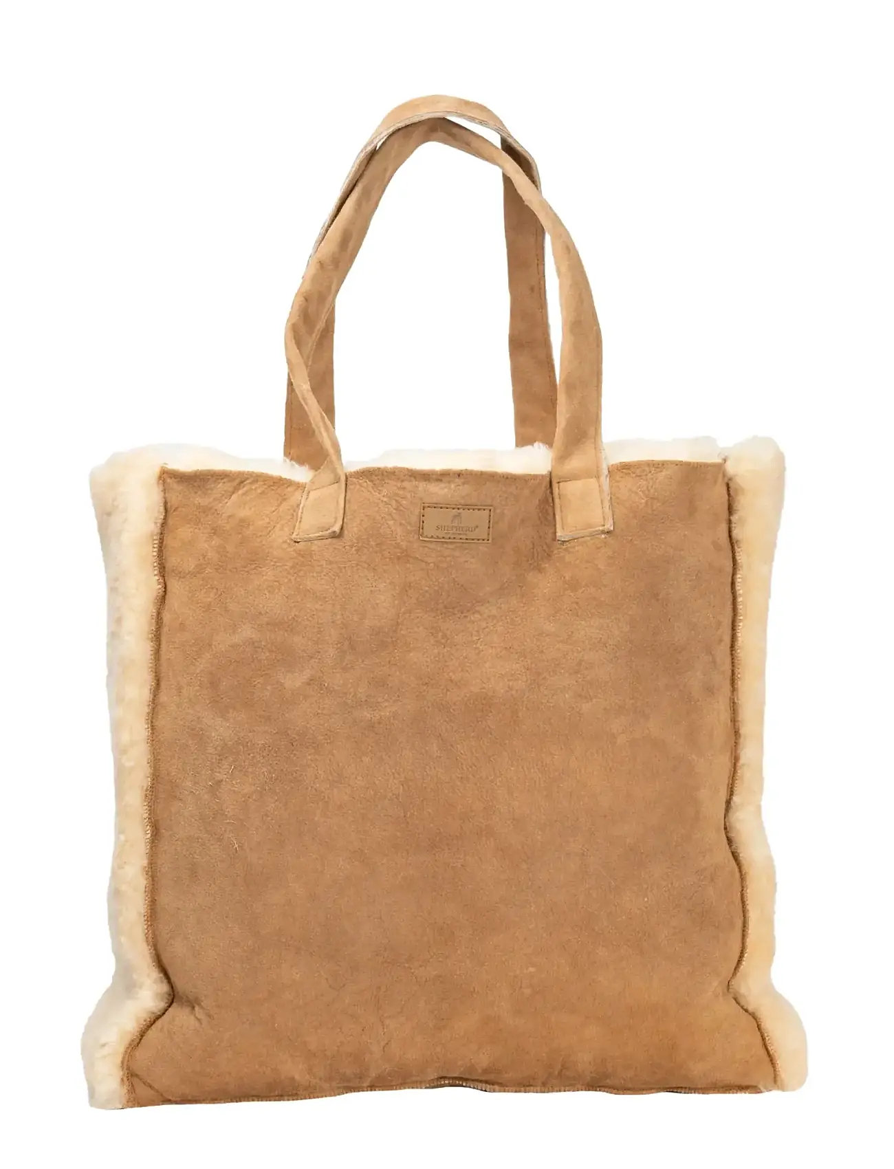 SHEPHERD Verona Väska Fårskinn Beige - 35X40 - Damen