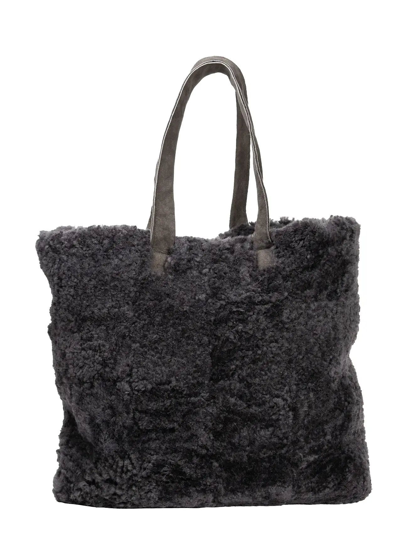 Shepherd Aspen Väska Patchwork Fårskinn, 35X40, Grey, Tasker > Totes, Dame