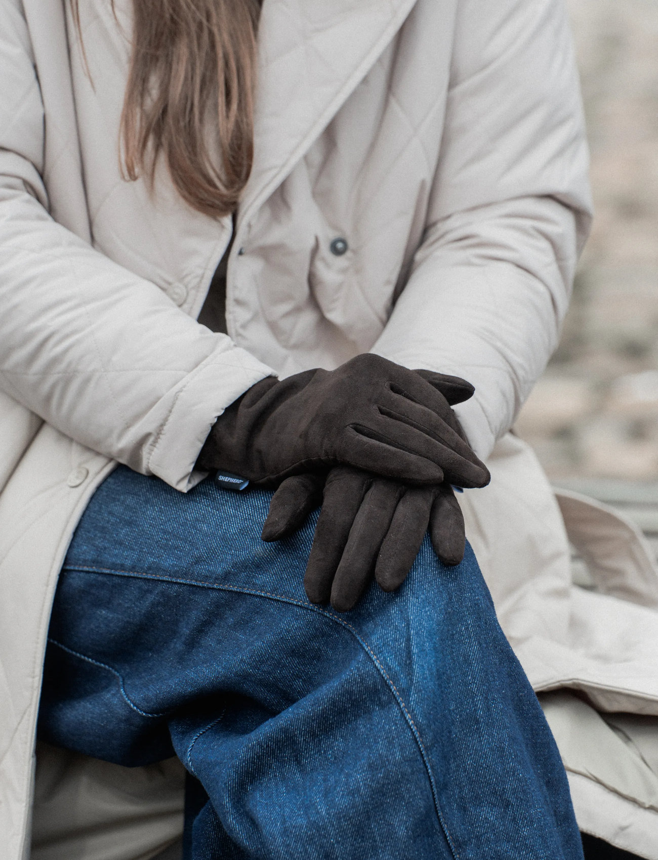 Shepherd Estelle Handskar, S, Brown, Handsker > Fingerhandsker, Dame