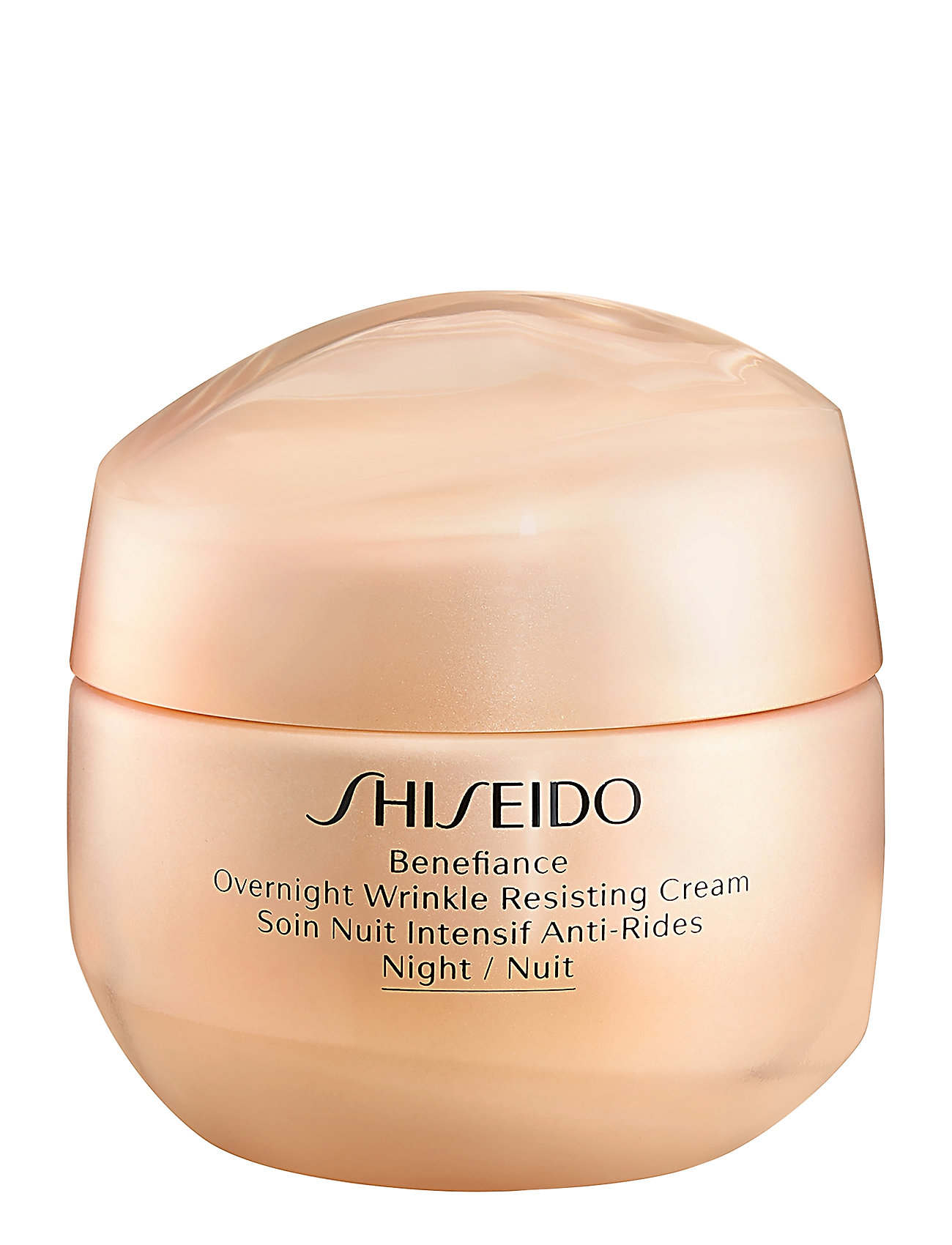 Shiseido Benefiance Wrinkle Smoothing Night Cream, 50ml, Nude, Fugtighedscreme > Dagcreme, Dame
