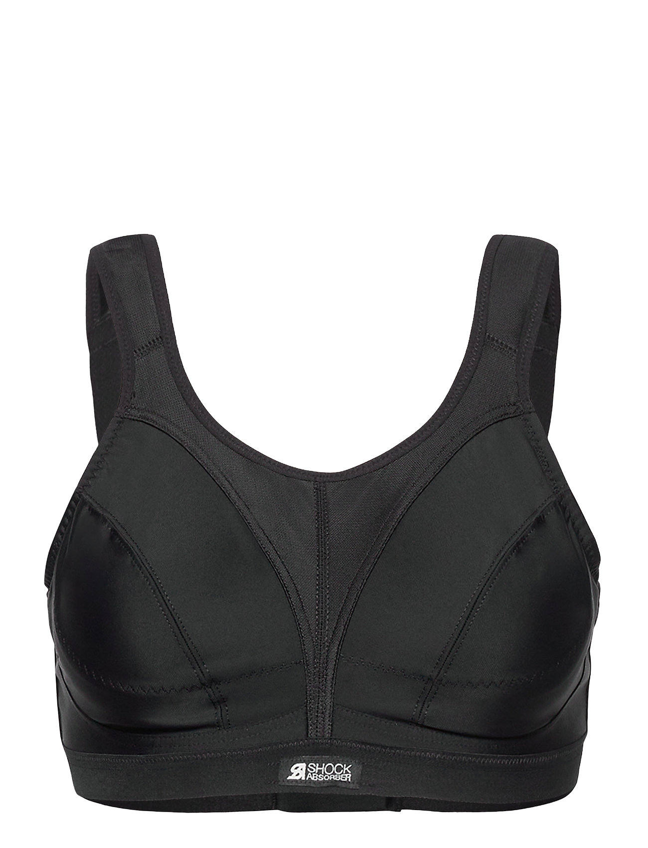 Active D+ Classic Support Bra Lingerie Bras & Tops Sports Bras - ALL Musta Shock Absorber