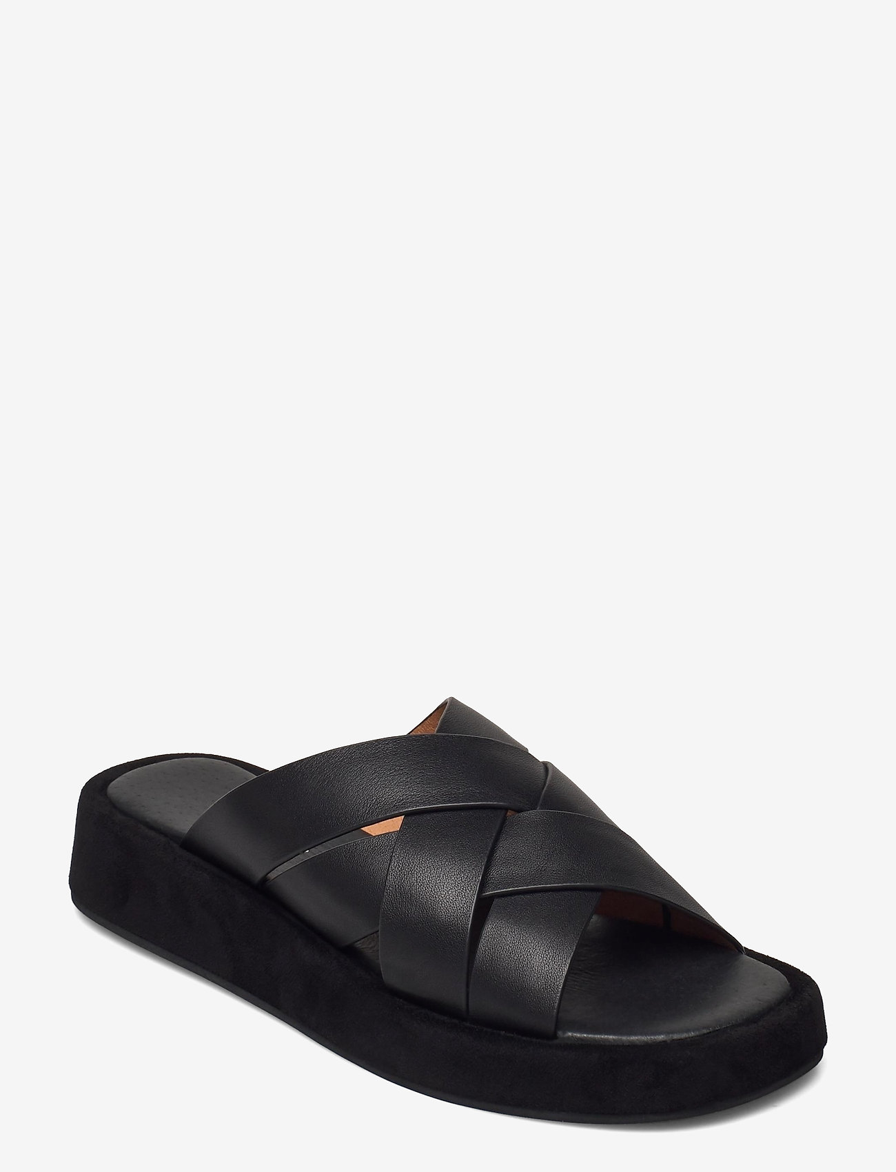 Shoe The Bear - STB-ASTRID MULE L - flade sandaler - black / black - 0
