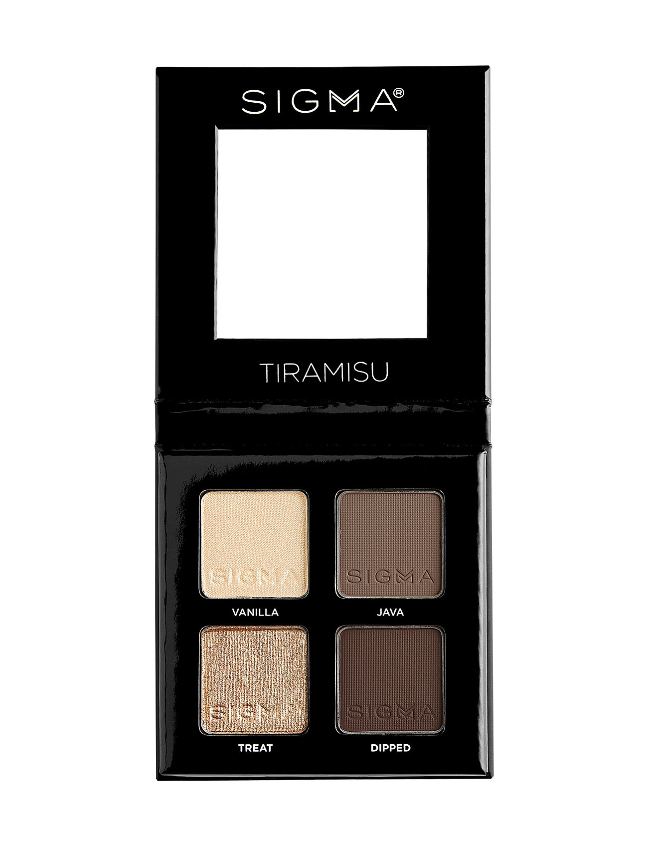 Tiramisu Eyeshadow Quad Ögonskugga Palette Smink Multi/patterned SIGMA Beauty