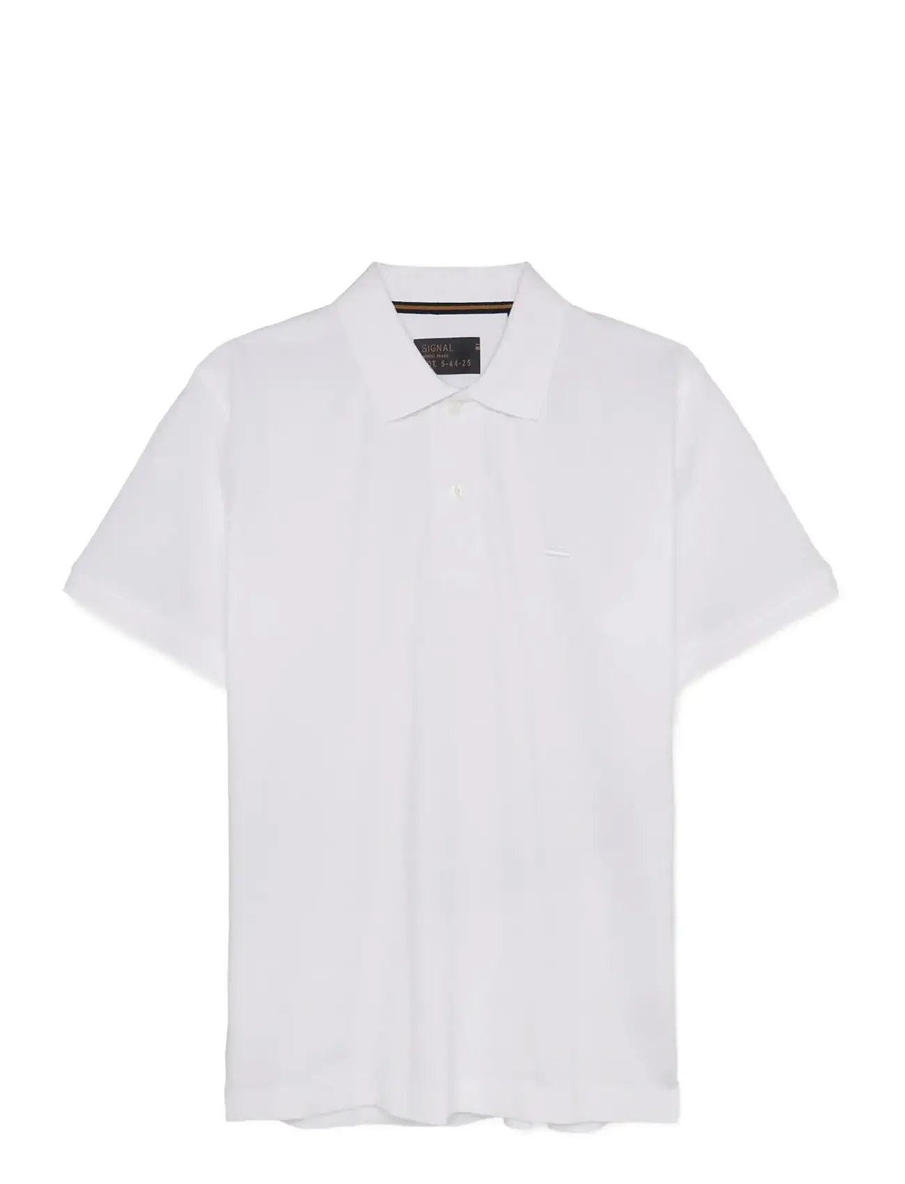 SIGNAL Nickysi, X3XL, White, Poloer > Kortærmede, Herre