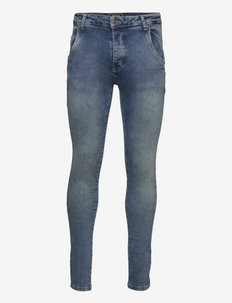 slim fit denims - skinny jeans - washed light blue