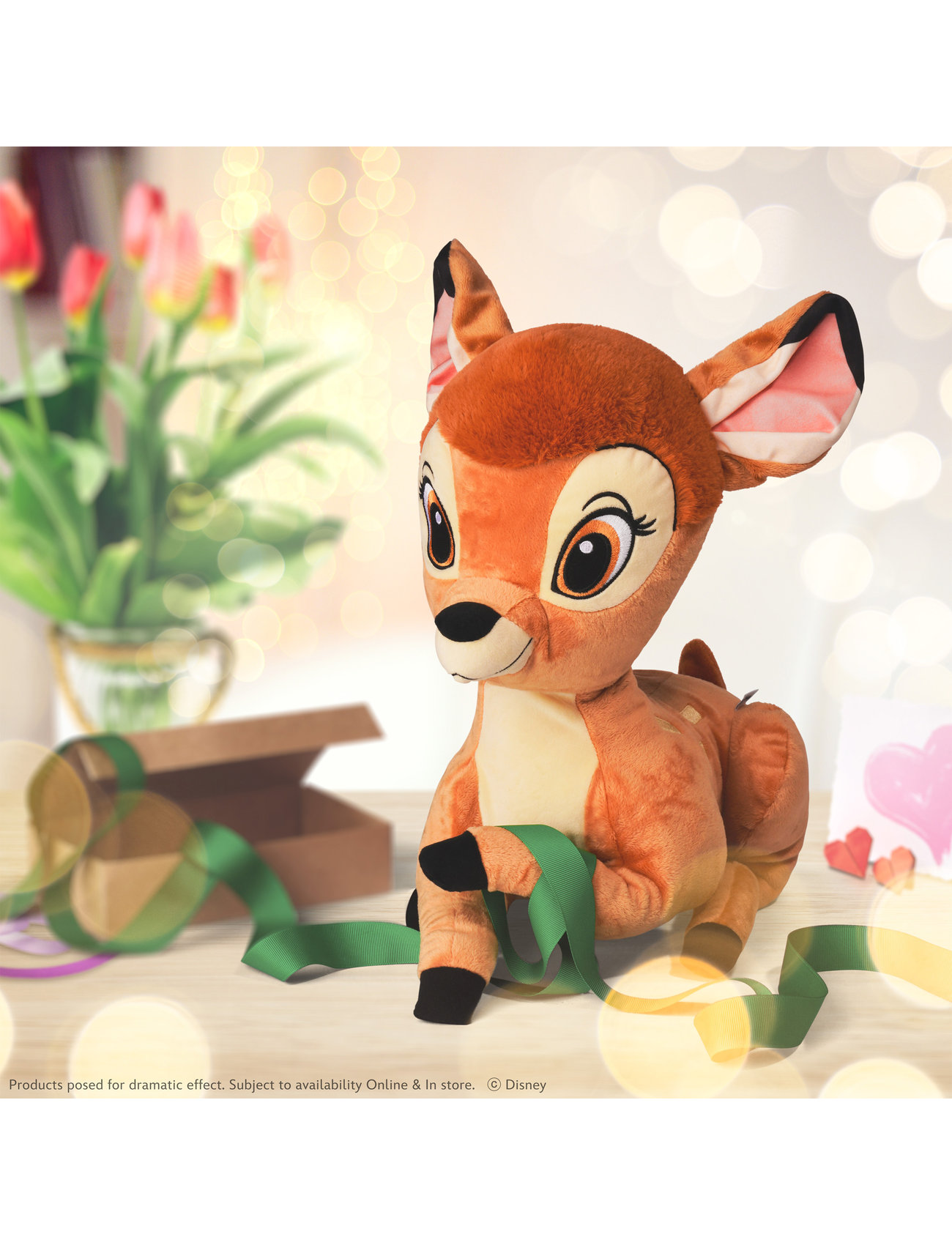 Disney Disney Classic Bambi Plush (25cm), One Size, Beige, Soft Legetøj > Stuffed Animals, Børn