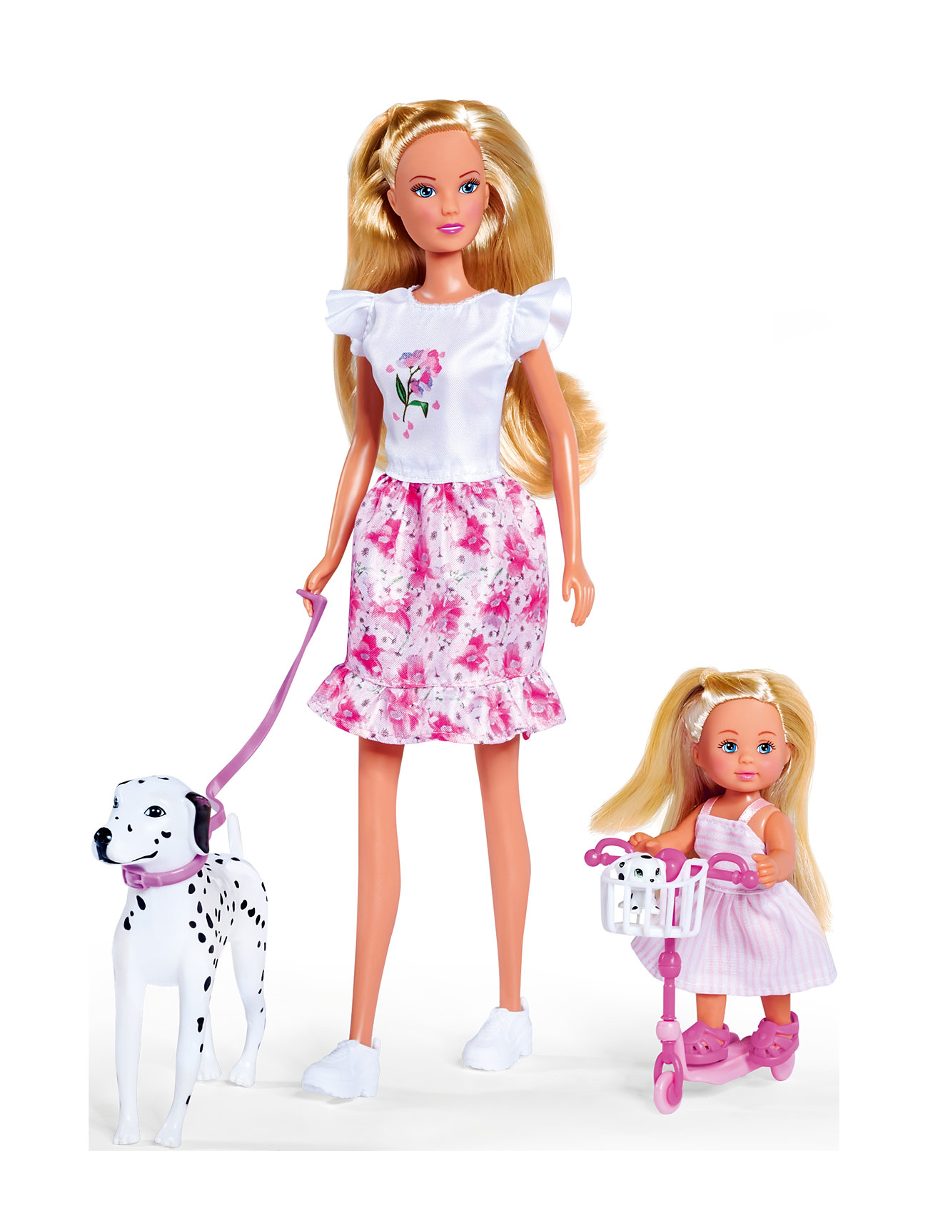 Steffi Love Cute Walk Toys Dolls & Accessories Dolls Multi/patterned Simba Toys