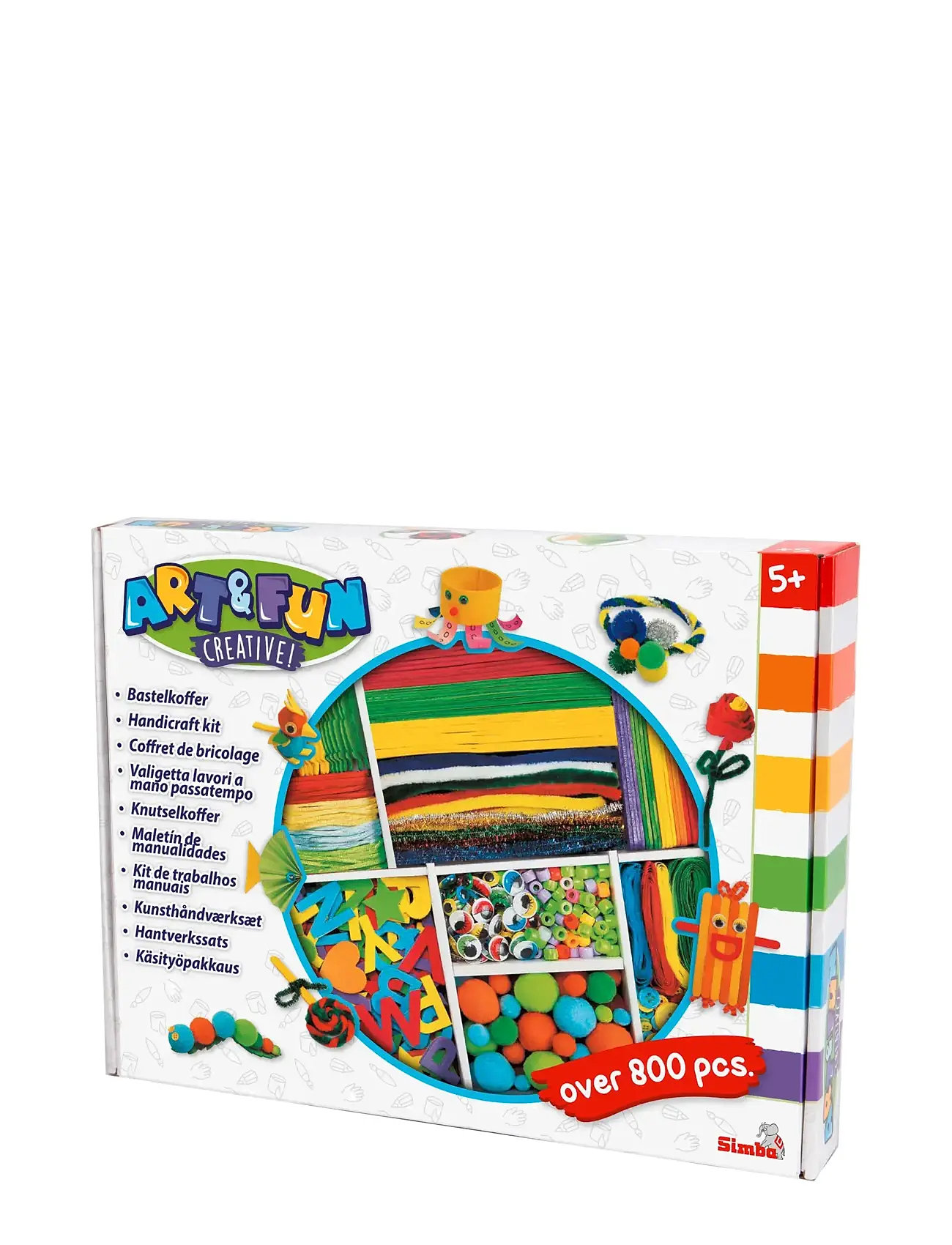 Simba Legetøj Art & Fun Handicraft Box, One Size, Multi/patterned, Håndværk > Håndværkssæt, Børn