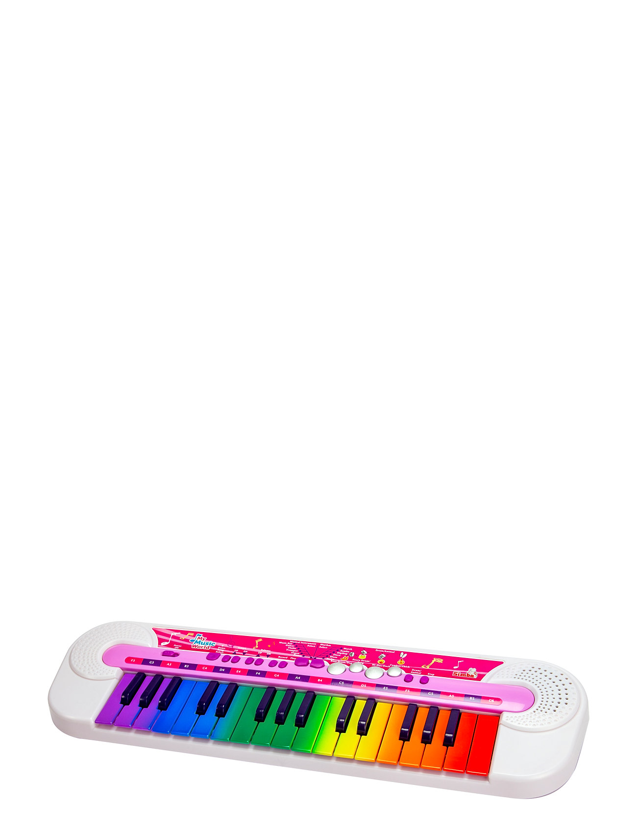 Simba Leksaker My Music World Pink Keyboard Multi/patterned