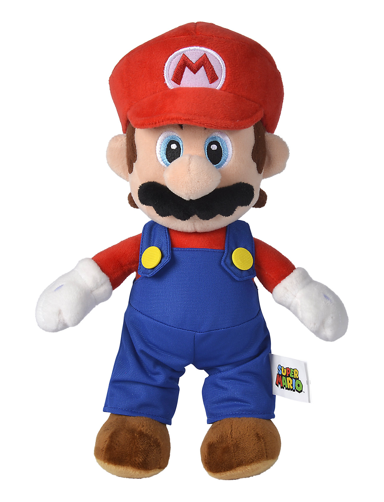Super Mario Mario Plush, 30Cm Toys Soft Toys Stuffed Toys Multi/patterned Super Mario