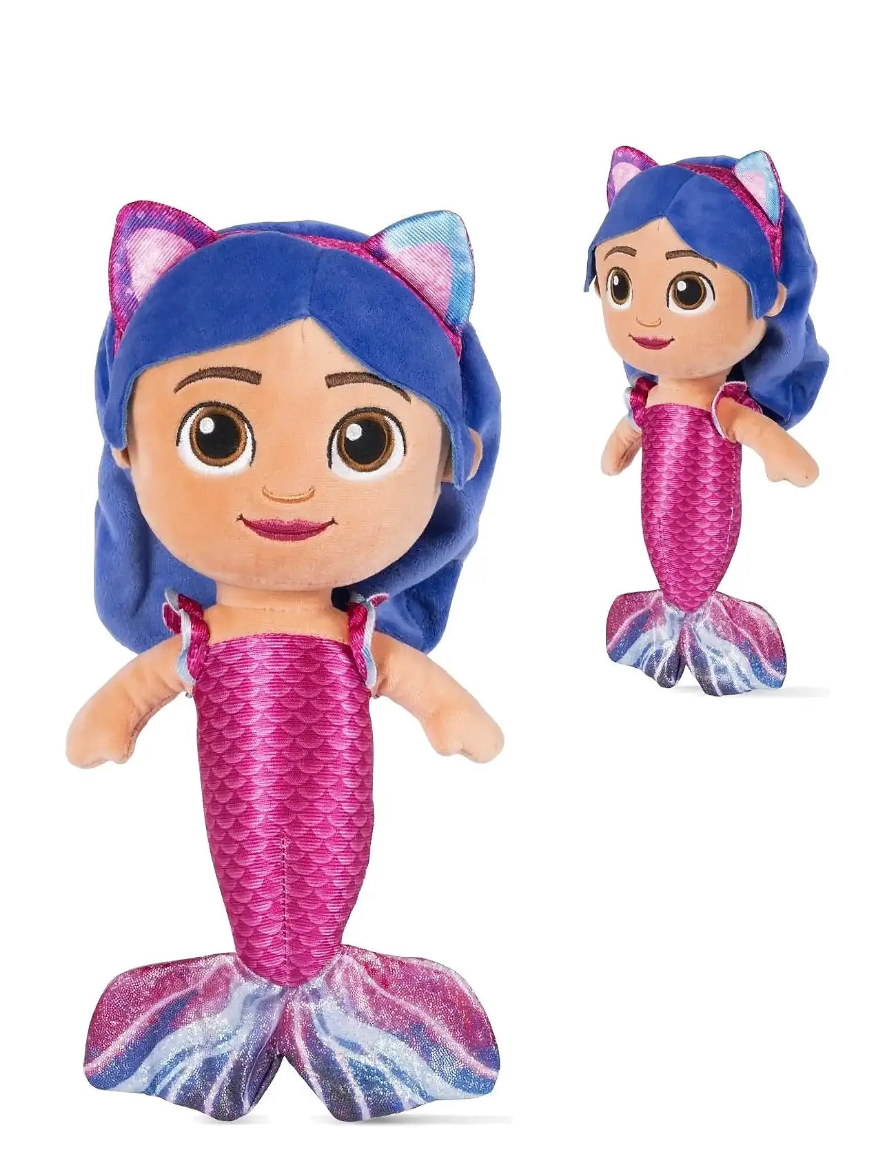 Gabby's Dollhouse Gabbys Dollhouse Mermaid Gabby Plush (25cm), One Size, Multi/patterned, Soft Legetøj > Stuffed Legetøj, Børn