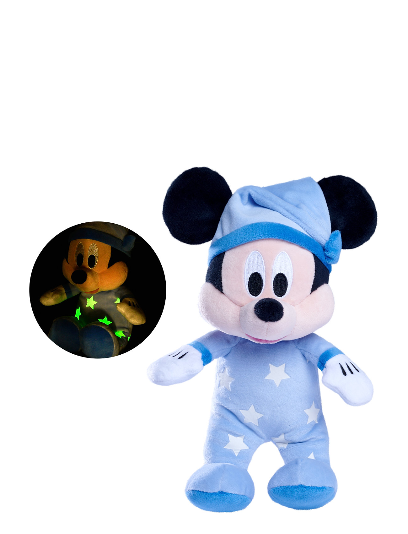 Disney Sleep Well Mickey Gid Plush Toys Soft Toys Stuffed Animals Blue Mickey Mouse