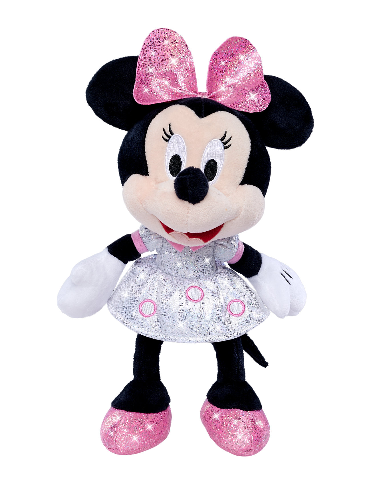 Minnie Mouse Sparkly , Disney 100 Years  Toys Soft Toys Stuffed Animals Multi/patterned Minnie Mouse