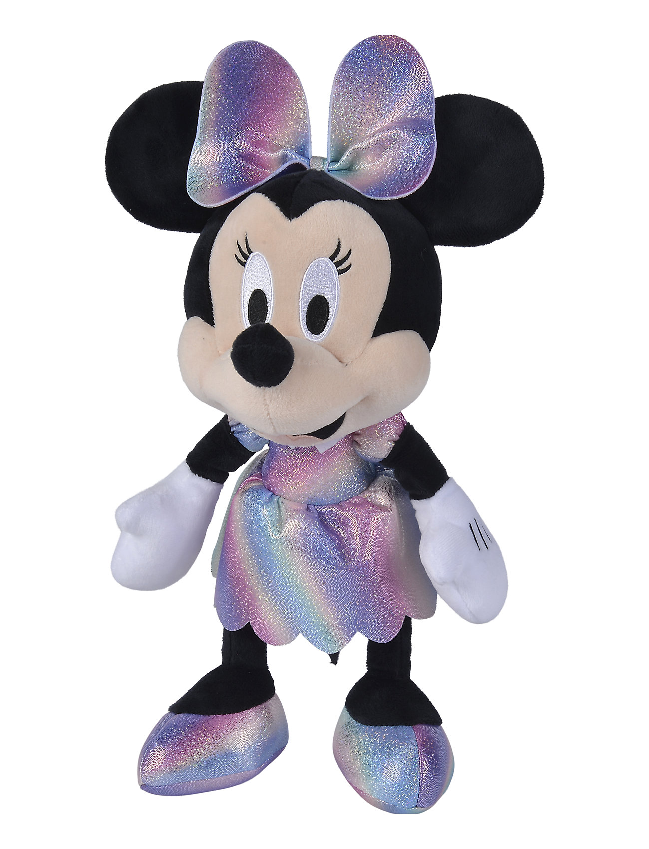 Disney D100 Party. Minnie. 46Cm Toys Soft Toys Stuffed Animals Multi/patterned Minnie Mouse