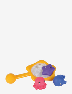 ABC - Bathtime Animals with Net - badleksaker - multi coloured