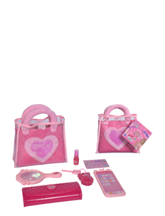 SLG Bag Set with Accessories - makeup & smykker - pink