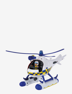Brannmann Sam Wallaby Politihelikopter med Figur - fly - white