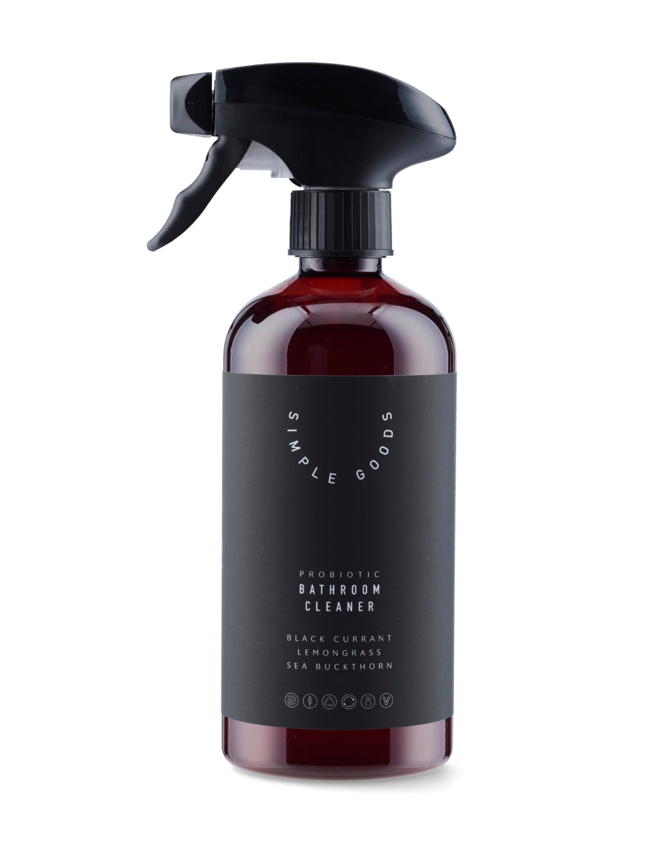 Lemongrass/Black Currant Bathroom Cleaner 500 Ml Home Kitchen Wash & Clean Cleaning Nude Simple Goods