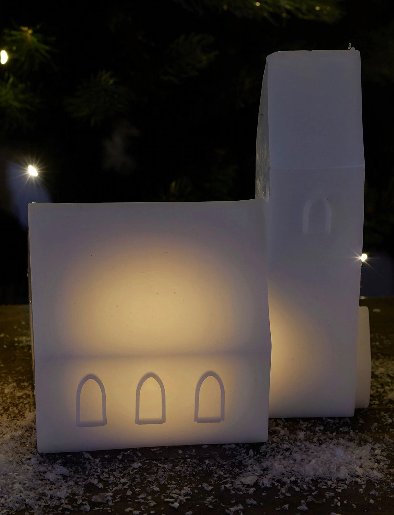 Sirius Home København Kirke, H:20 cm, White, Juledekoration > Juletilbehør, Unisex