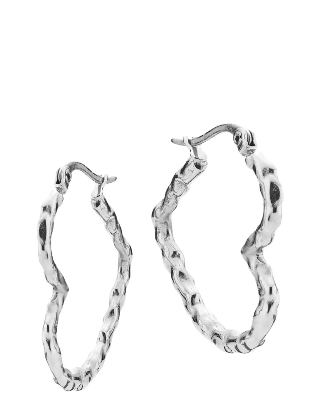Sistie Sia - Earrings Steel, One Size, Silver, Øreringe > Creoler, Dame