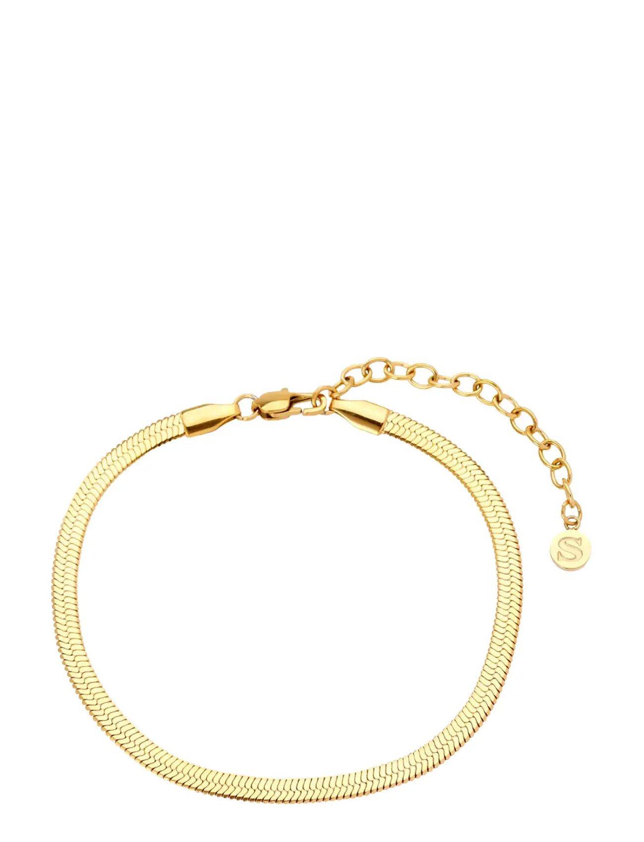 Sistie Snake - Bracelet Gold-Plated, One Size, Gold, Armbånd > Armringe, Dame