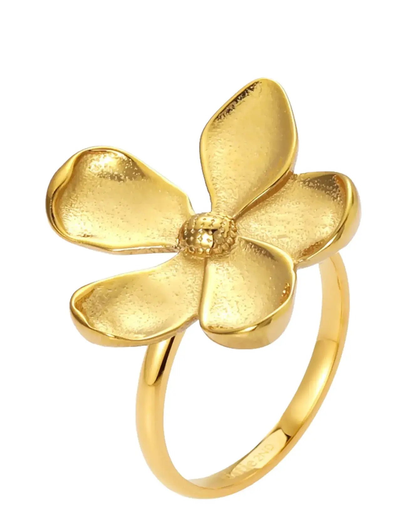 Sistie Blumie - Ring Gold-Plated, 56, Gold, Smykker > Ringe, Dame
