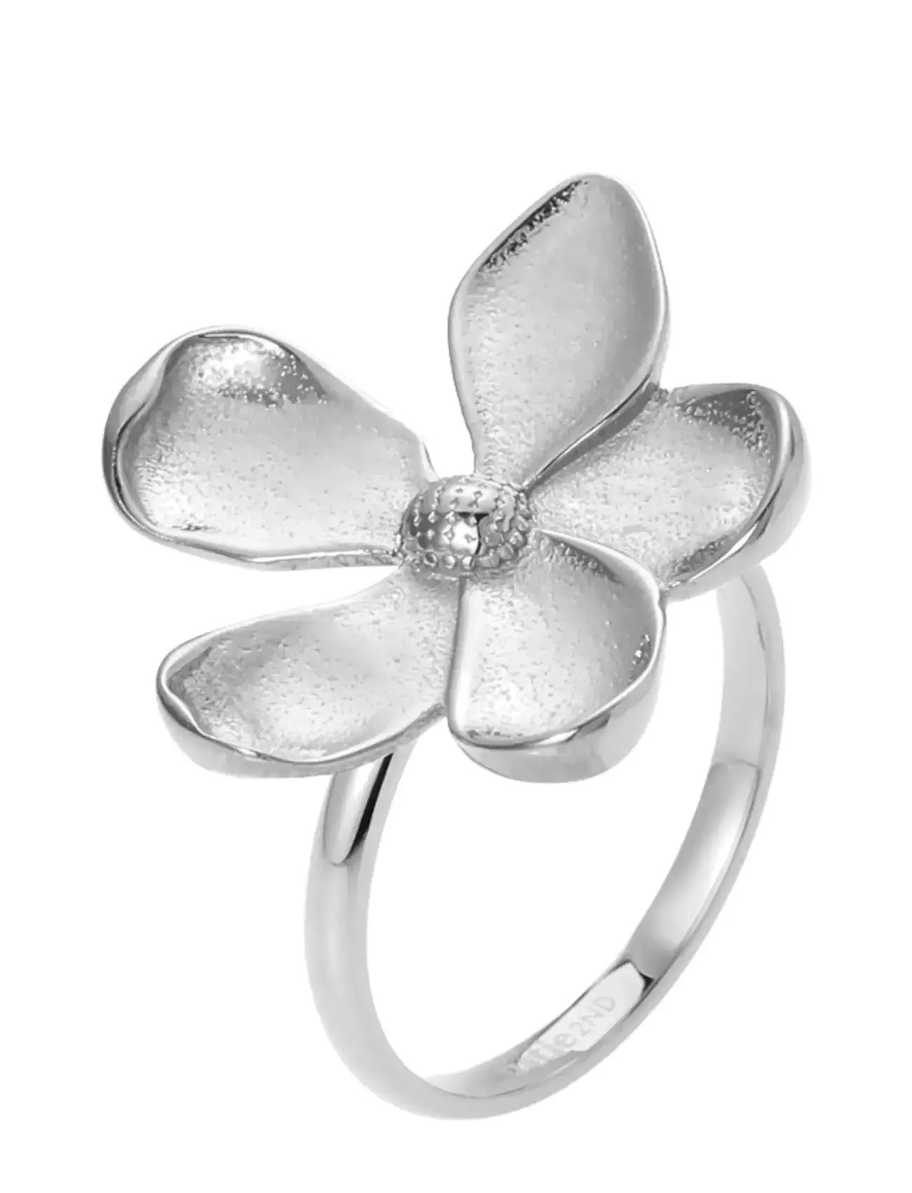Sistie Blumie - Ring Steel, 58, Silver, Smykker > Ringe, Dame
