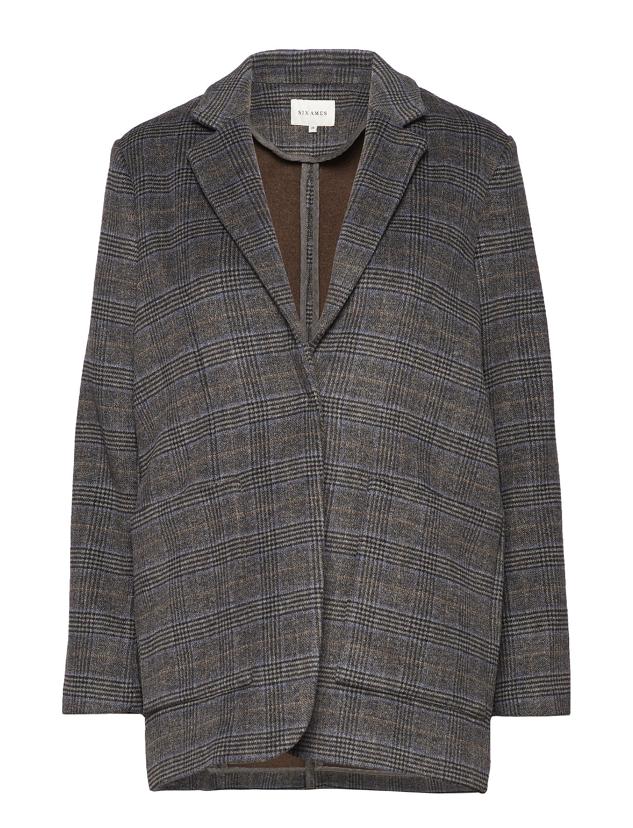 Carla Blazer Colbert Grijs Six Ames six ames kopen in de aanbieding