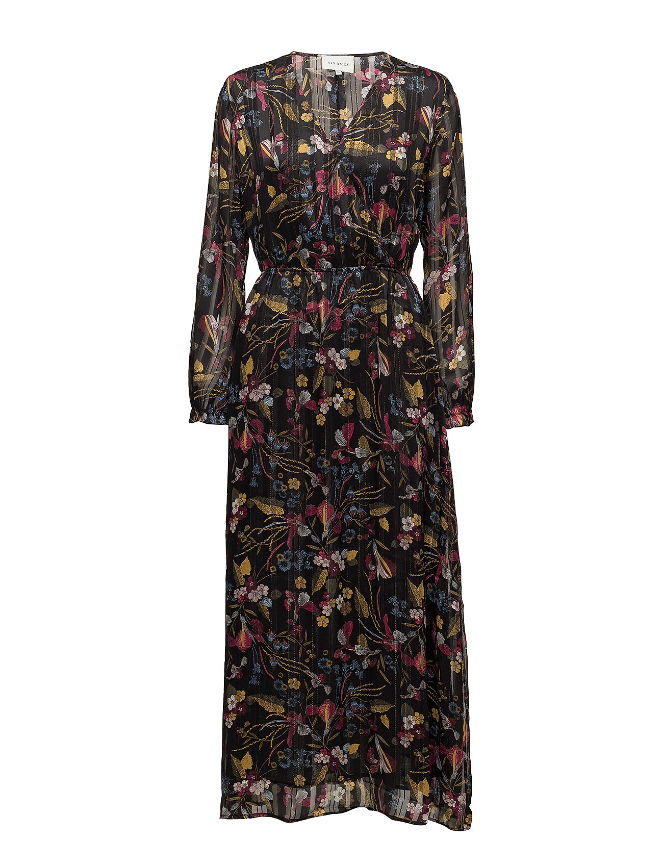 Lisa Maxi Dress Galajurk Multipatroon Six Ames six ames kopen in de aanbieding