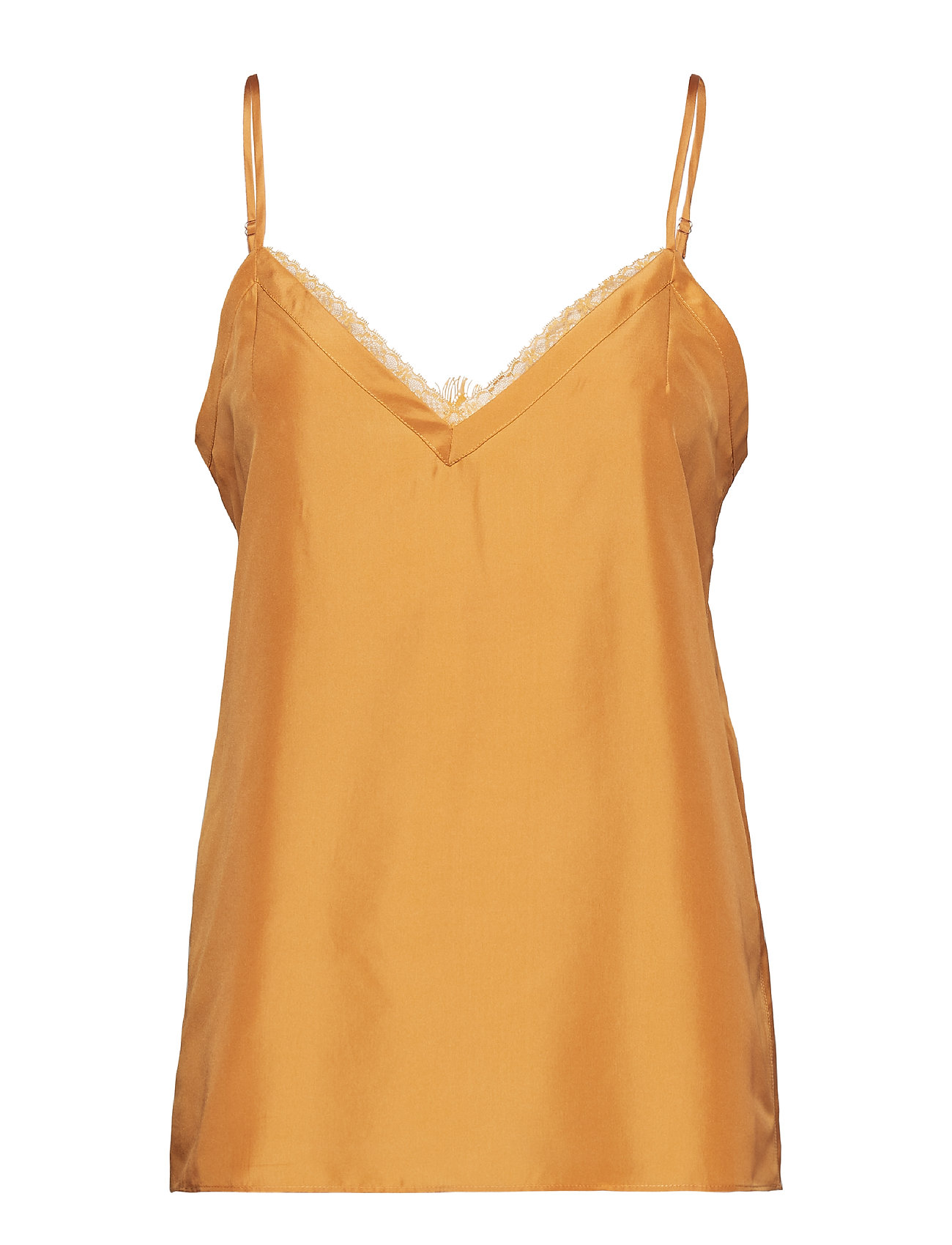 Vanilla Blouse Mouwloos Geel Six Ames six ames kopen in de aanbieding